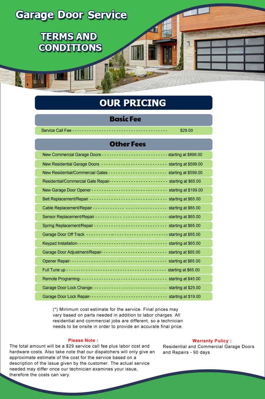 Neighborhood Garage Door Dallas, TX 469-614-2076